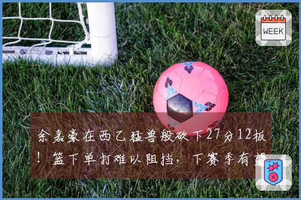 余嘉豪在西乙猛兽般砍下27分12板！篮下单打难以阻挡，下赛季有望晋级西甲！